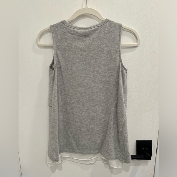 Bar III Grey Tank with White Detail - Picture 3 of 3